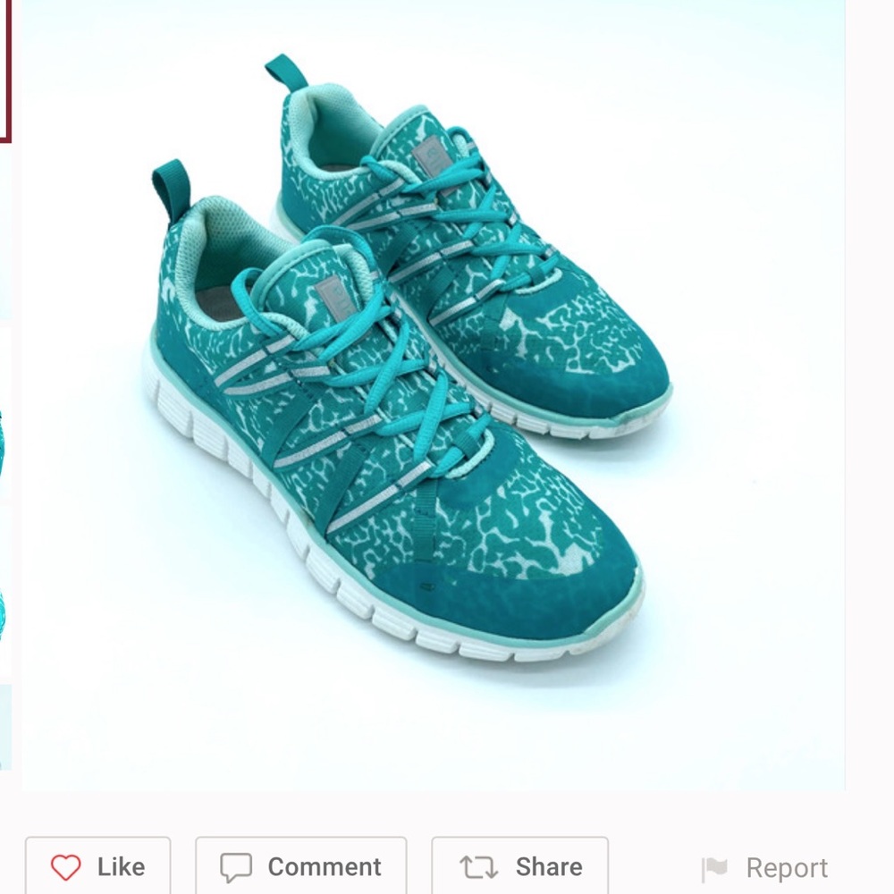 Zella Athletic Green Sneakers